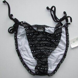 Mossimo Black Lace String Bikini Bottoms - Small - NEW